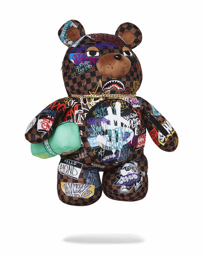 Sprayground SHARKS IN PARIS THE RIZZ MONEYBEAR TEDDYBEAR BACKPACK