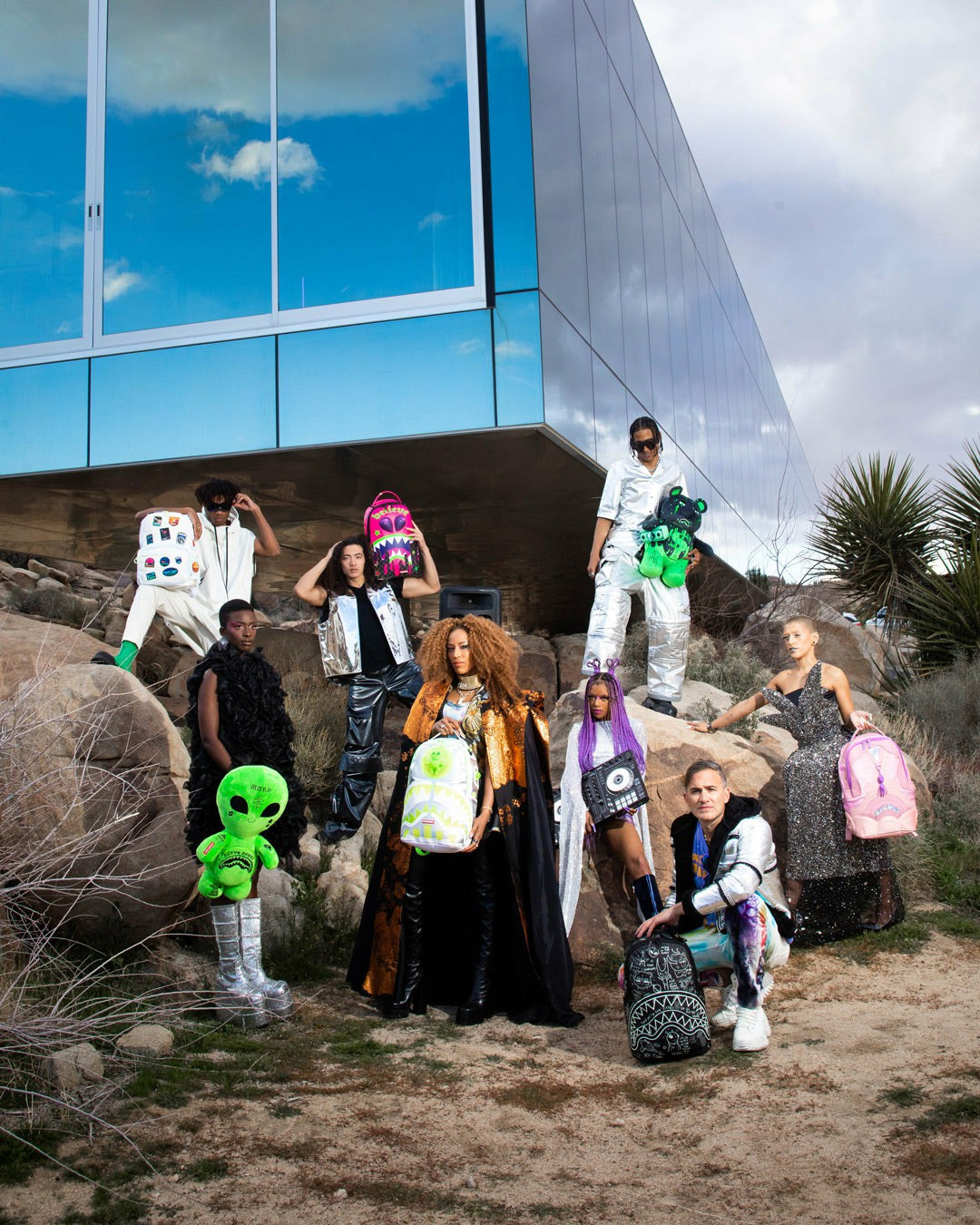 Sprayground ALIEN PLUSH BACKPACK