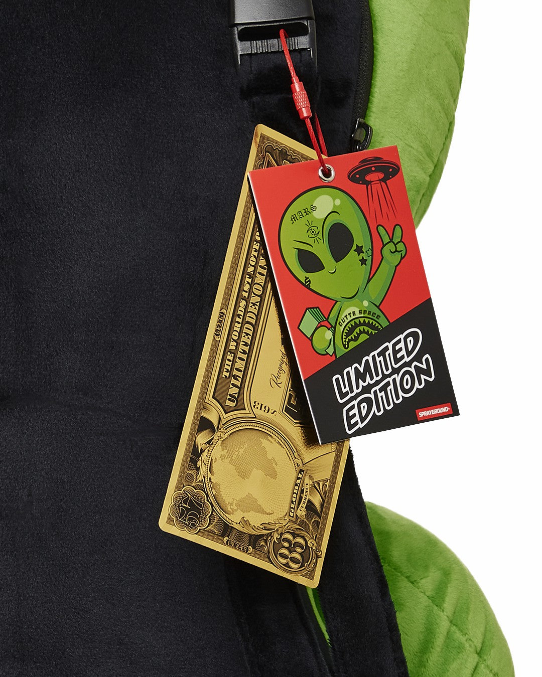 Sprayground ALIEN PLUSH BACKPACK