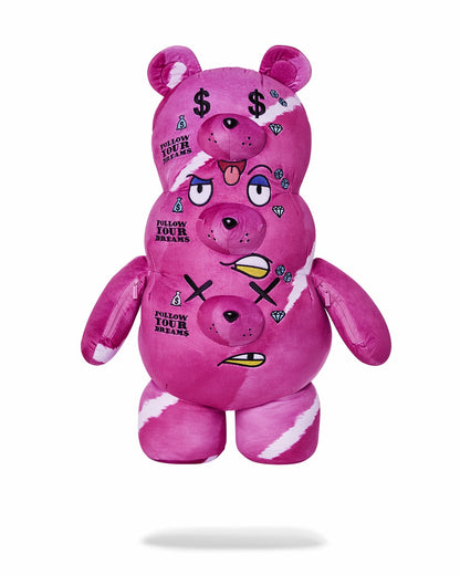 Sprayground THE 3 HEADED BEAR PLUSH TEDDYBEAR BACKPACK