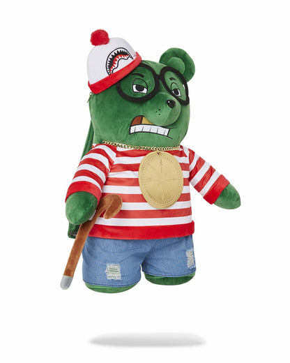 Sprayground WHERES WALDO MONEYBEAR TEDDYBEAR BACKPACK