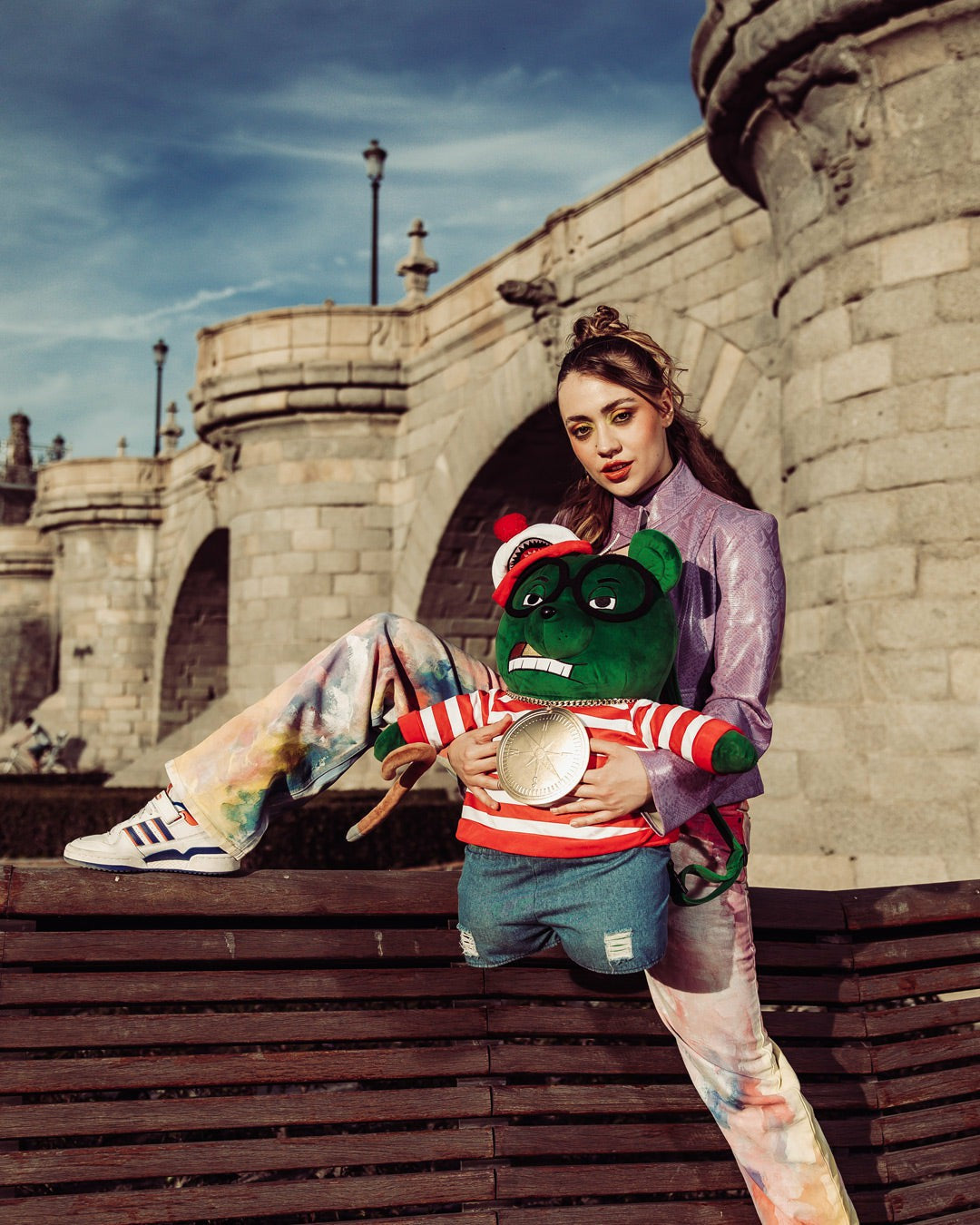 Sprayground WHERES WALDO MONEYBEAR TEDDYBEAR BACKPACK