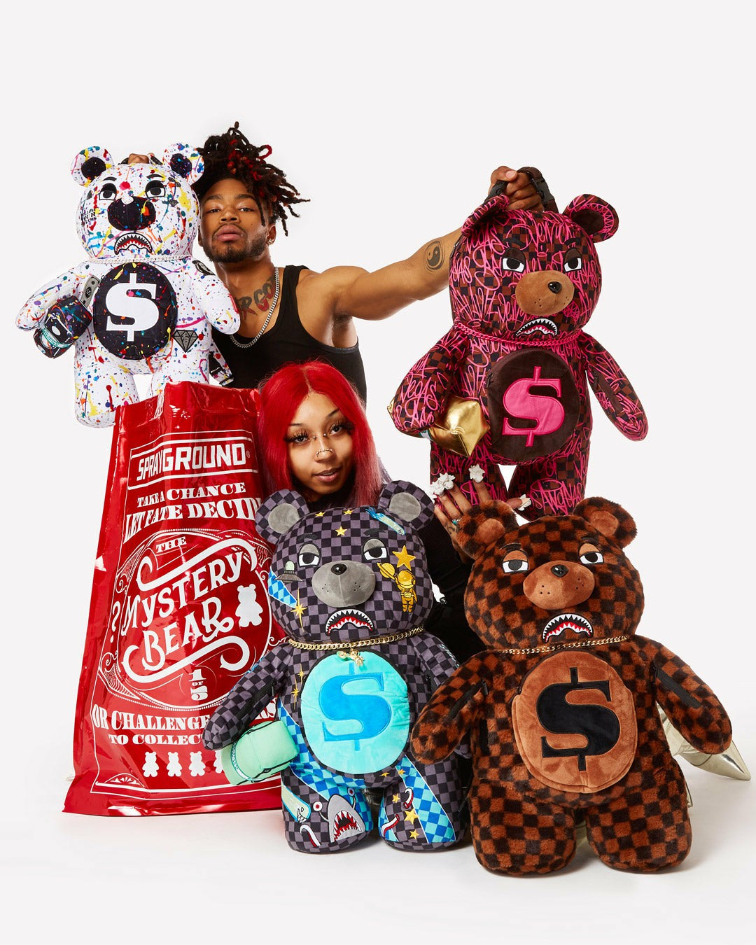 Sprayground MYSTERY BEARS PACK (COLLECT ALL 5)