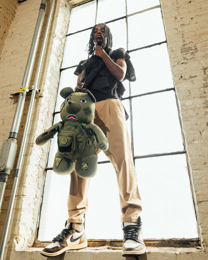 Sprayground SPECIAL OPS FULL THROTTLE MONEYBEAR TEDDYBEAR BACKPACK