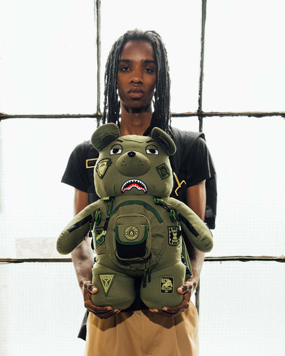 Sprayground SPECIAL OPS FULL THROTTLE MONEYBEAR TEDDYBEAR BACKPACK