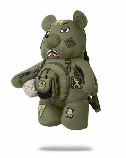 Sprayground SPECIAL OPS FULL THROTTLE MONEYBEAR TEDDYBEAR BACKPACK