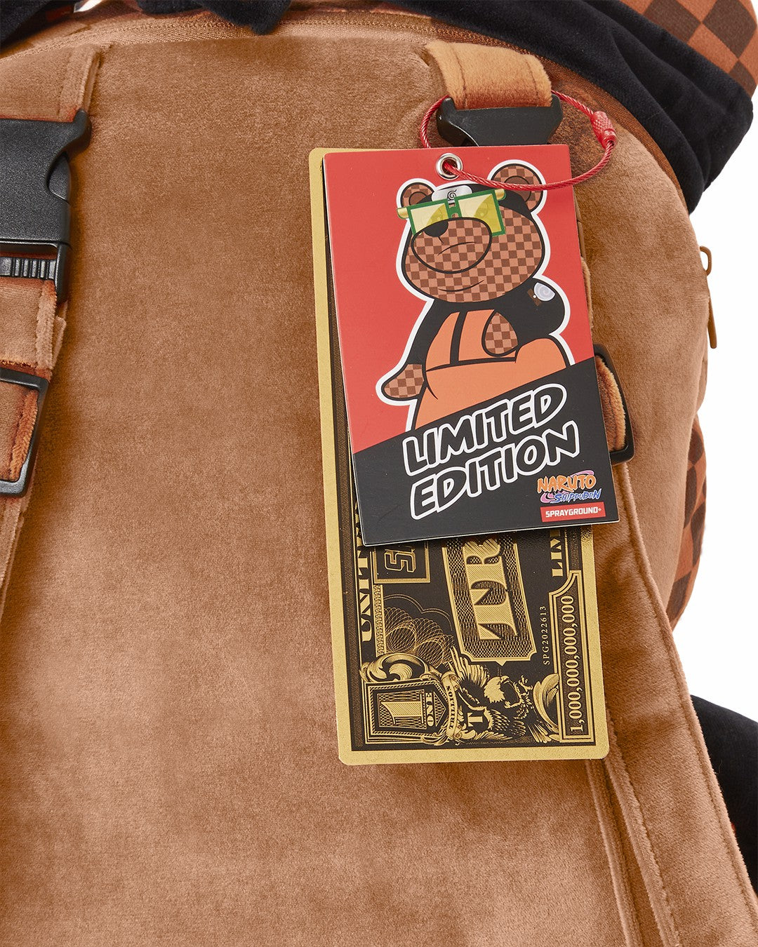 Sprayground NARUTO MONEYBEAR TEDDYBEAR BACKPACK