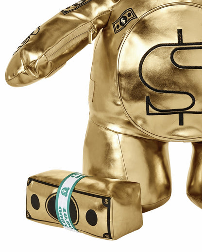 Sprayground GOLD RUSH MONEYBEAR TEDDYBEAR BACKPACK