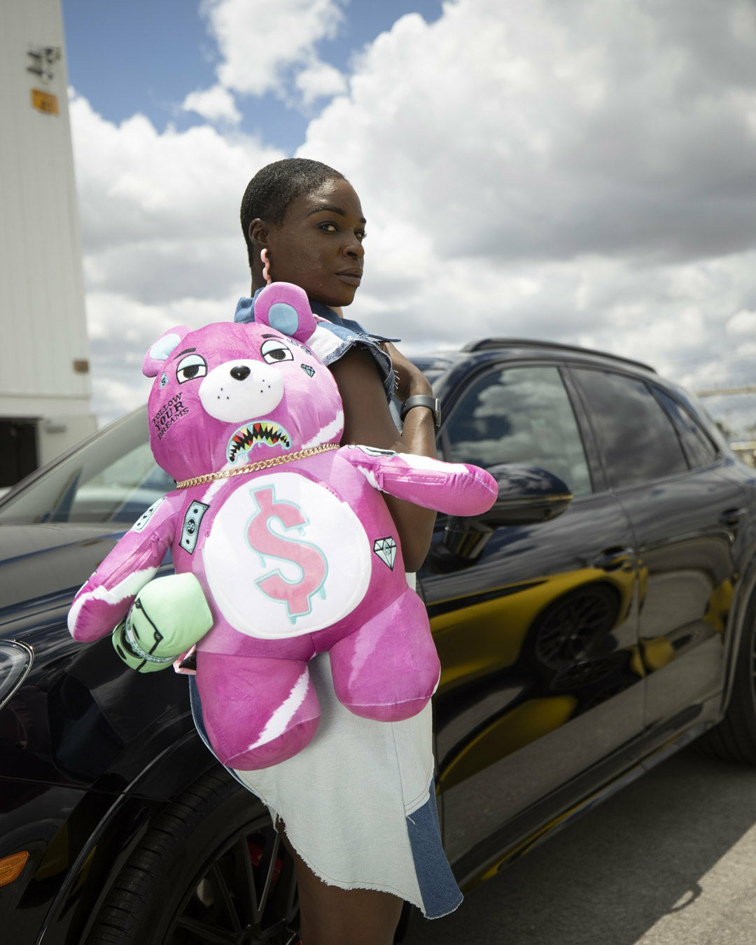 Sprayground PINK PUNK MONEYBEAR TEDDYBEAR BACKPACK
