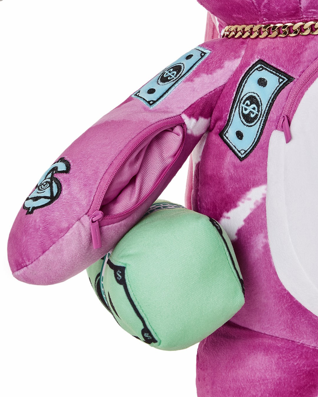 Sprayground PINK PUNK MONEYBEAR TEDDYBEAR BACKPACK
