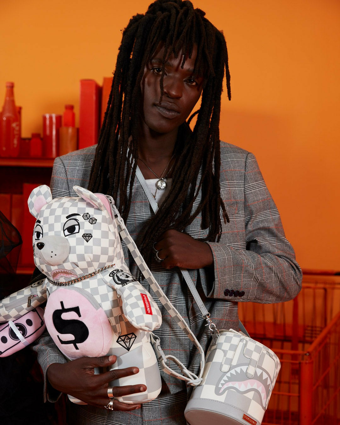 Sprayground XTC LA PALAIS MEDIUM MONEYBEAR TEDDYBEAR BACKPACK