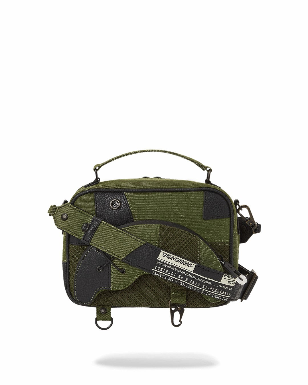 Sprayground SPECIAL OPS OPERATION SUCCE$$ BRICKSIDE TOILETRY MESSENGER BAG