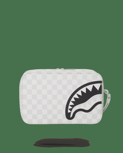 Sprayground SPLIT THE CHECK (PEARL) TOILETRY BAG