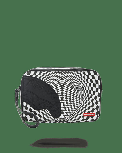 Sprayground TRIPPY CHECK TOILETRY AKA MONEY BAG