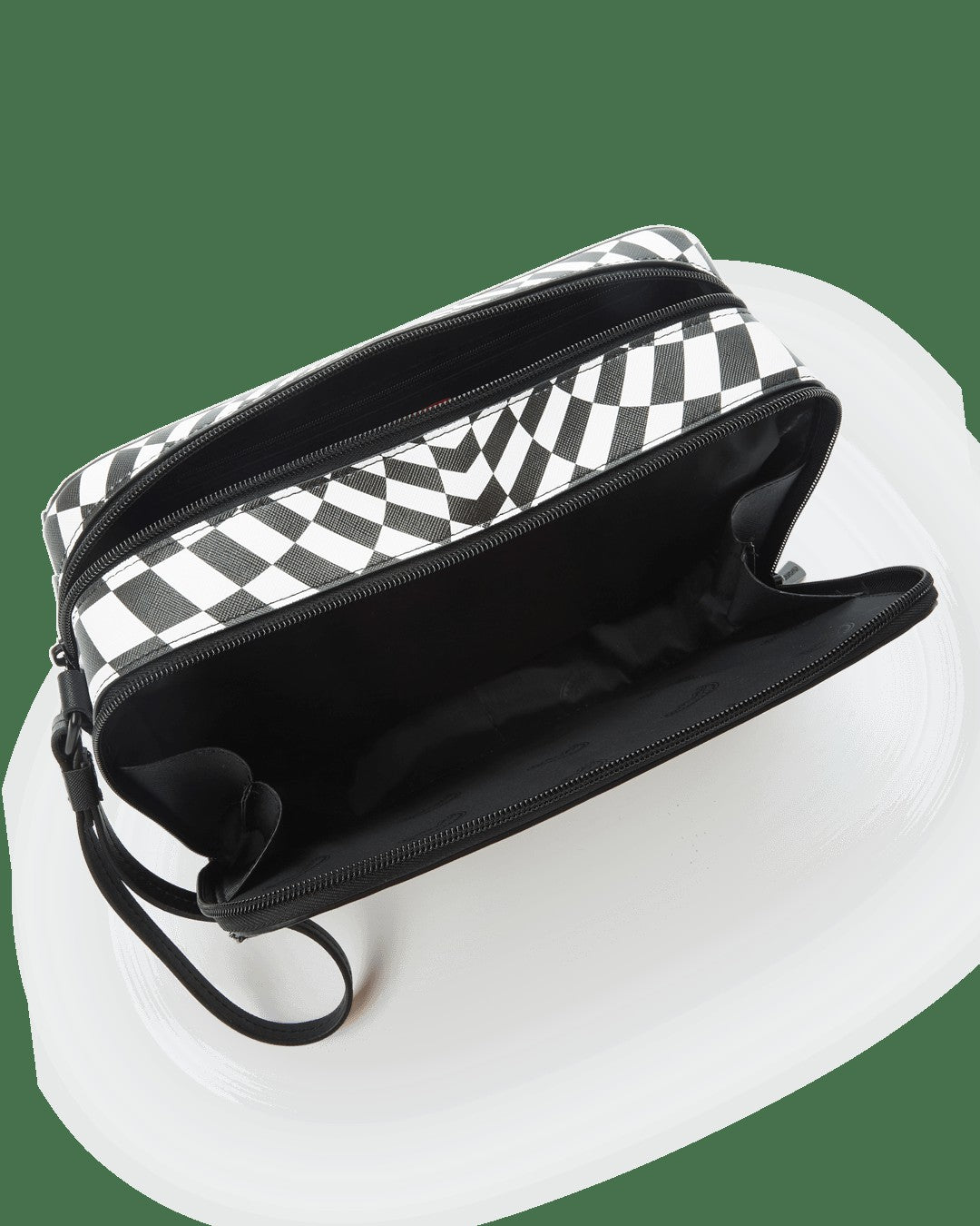 Sprayground TRIPPY CHECK TOILETRY AKA MONEY BAG
