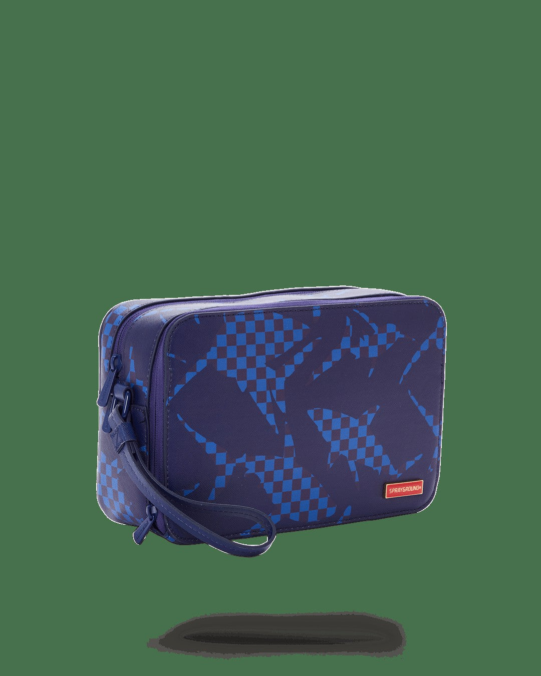 Sprayground SHARK CHECK (BLUE) TOILETRY