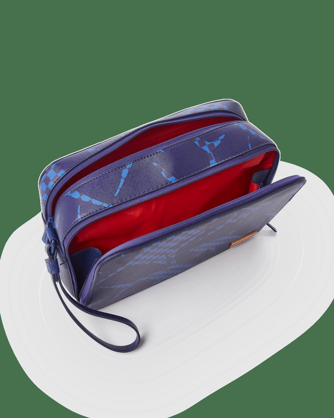 Sprayground SHARK CHECK (BLUE) TOILETRY