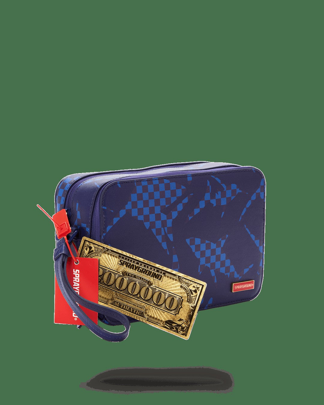 Sprayground SHARK CHECK (BLUE) TOILETRY