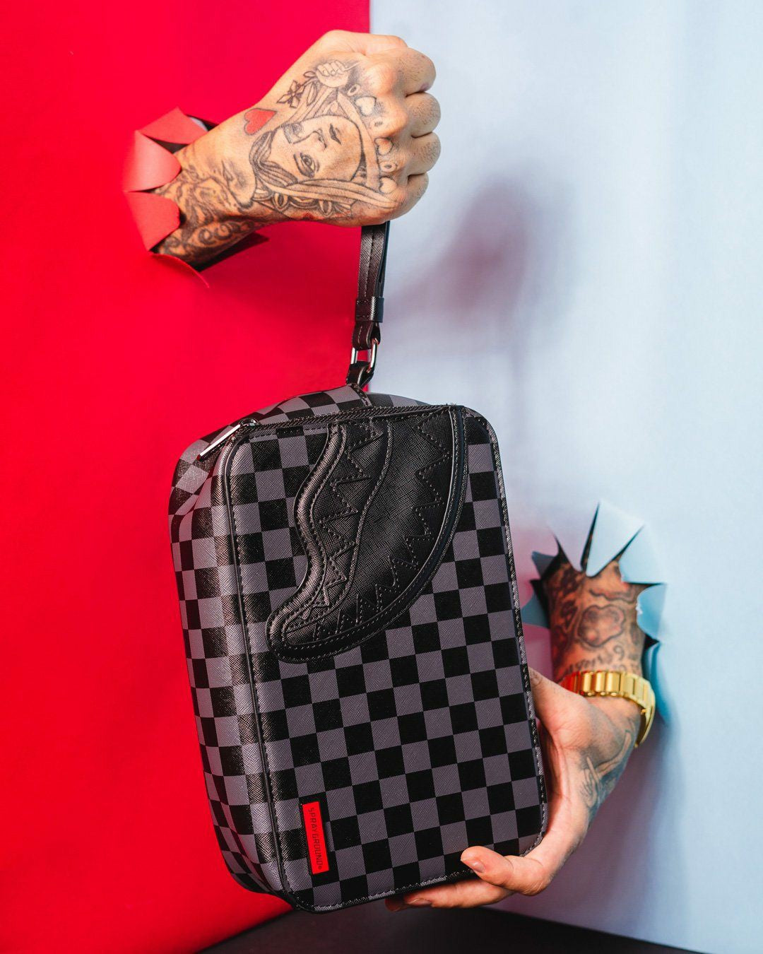 Sprayground HENNY BLACK TOILETRY BAG