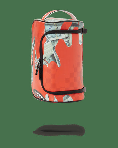Sprayground MONEY CAMO (RED) TOILETRY BAG