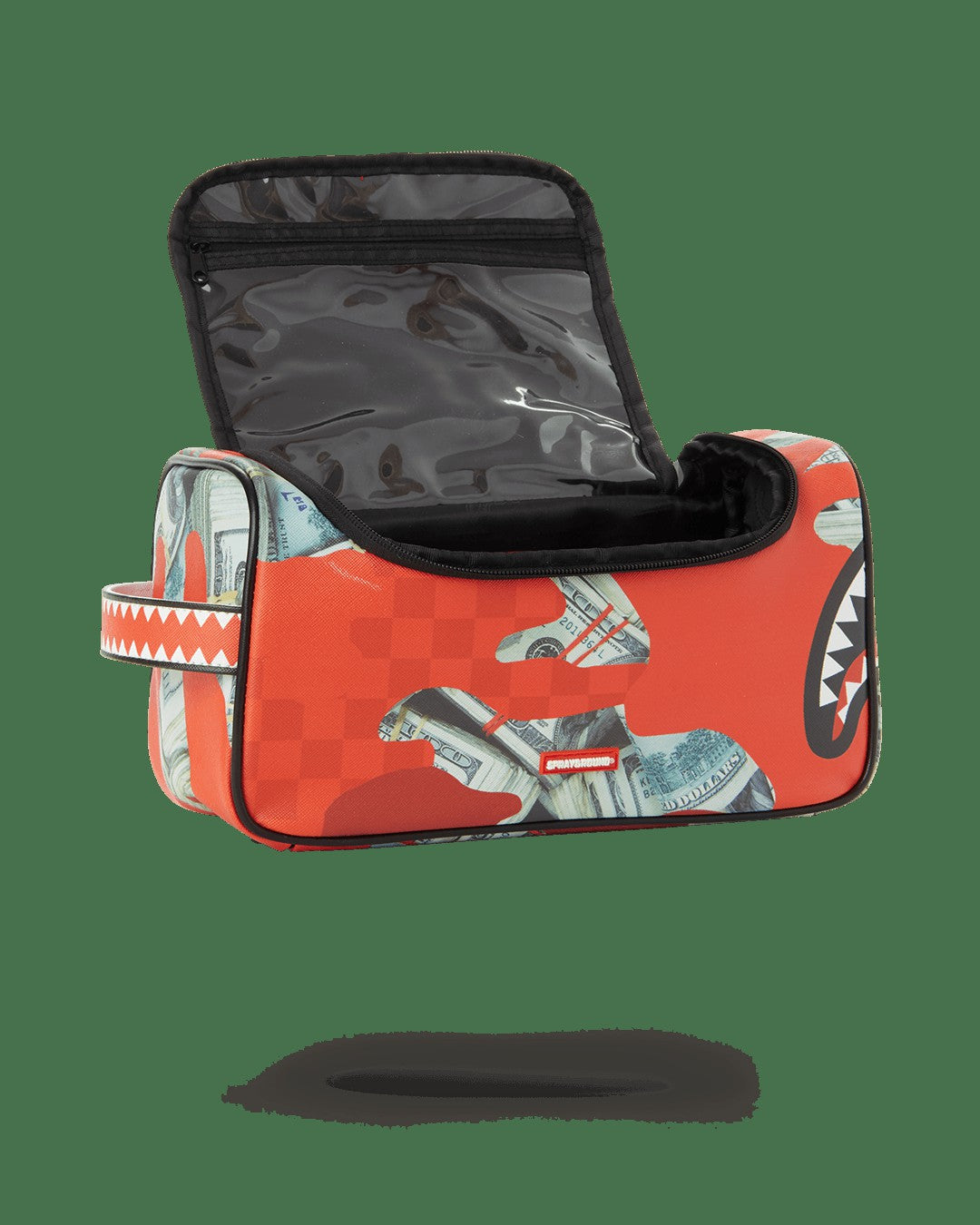 Sprayground MONEY CAMO (RED) TOILETRY BAG