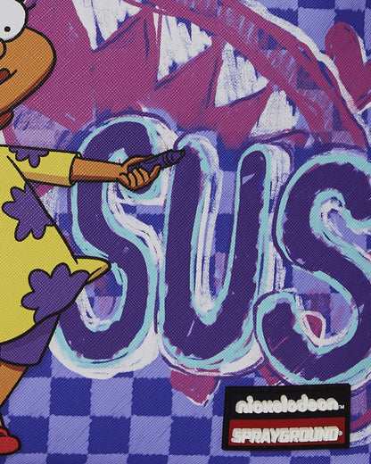 Sprayground RUGRATS SUSIE CRAYON SHARK MESSENGER TOTE