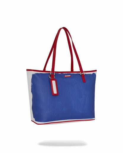 Sprayground KEITH HARING THE BIG BLUE PURSE ART TOTE