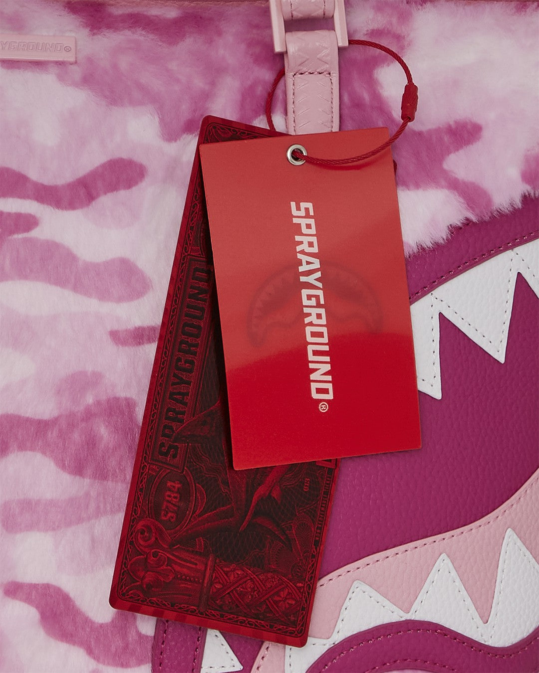 Sprayground FURRROCIOUS IN PINK TOTE