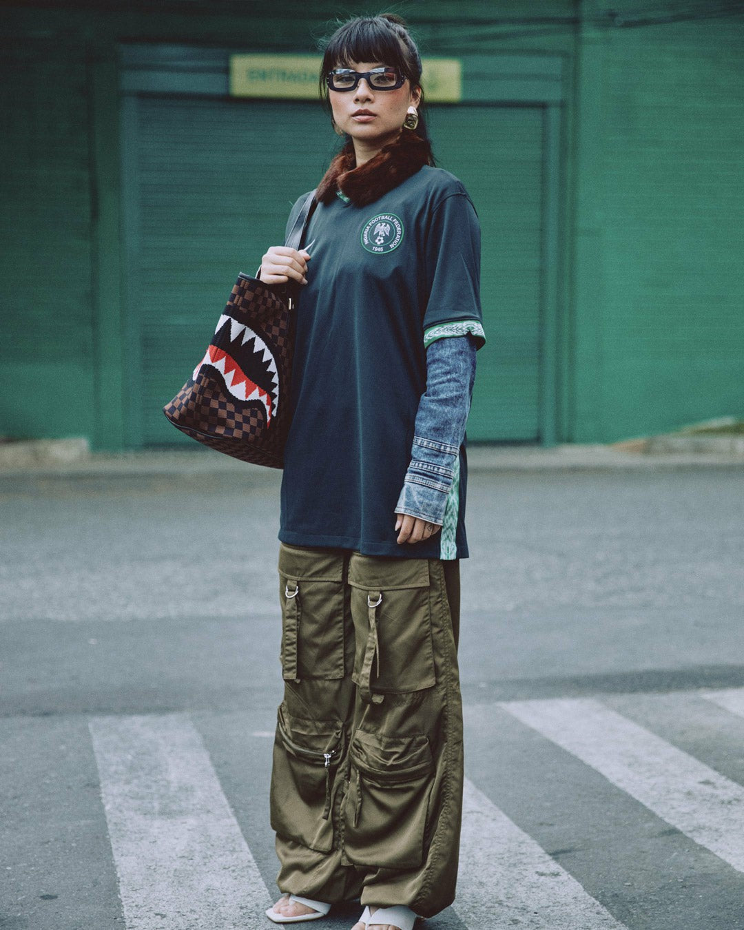 Sprayground KYOTOKNIT SHARKS IN PARIS TOTE