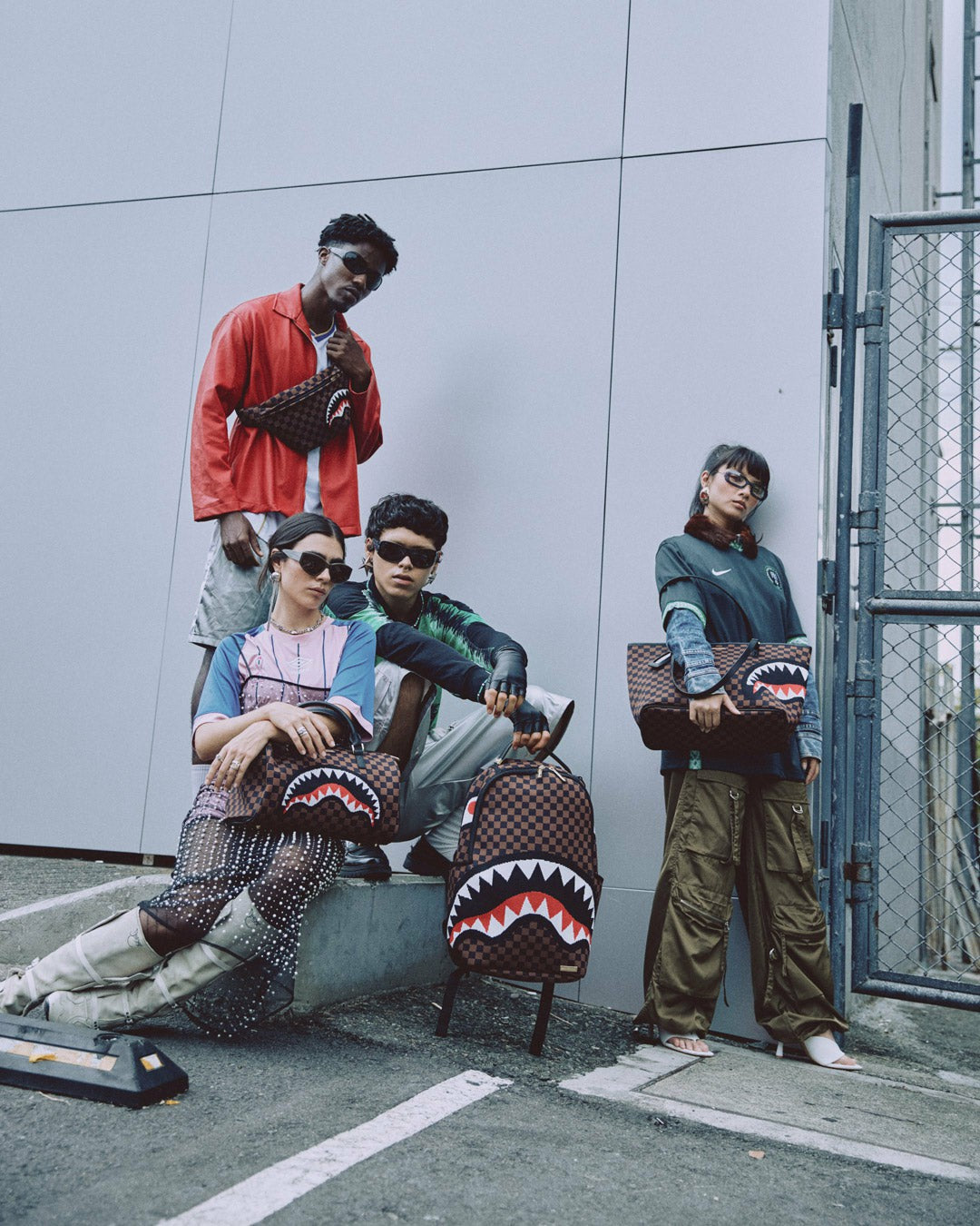 Sprayground KYOTOKNIT SHARKS IN PARIS TOTE