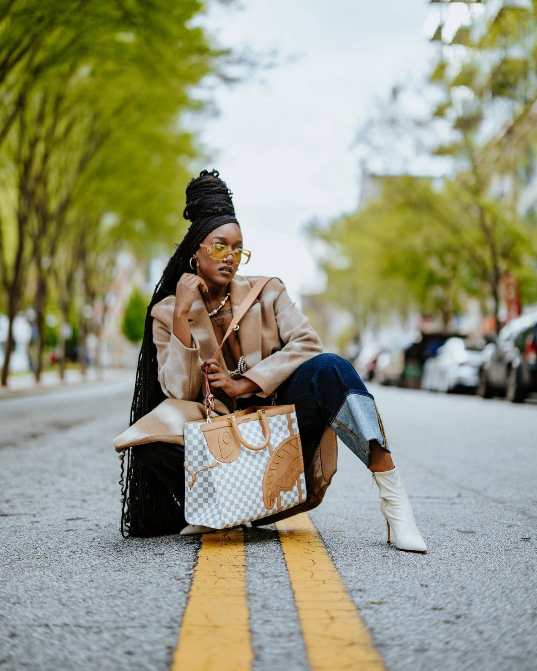 Sprayground HENNY LATTE TORTUGA TOTE