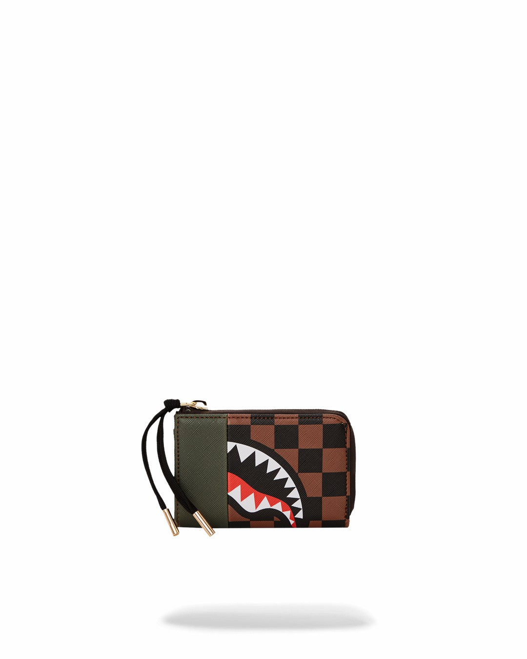 Sprayground EXTERIOR GOLD ZIP POCKET SHARKS IN PARIS WALLET