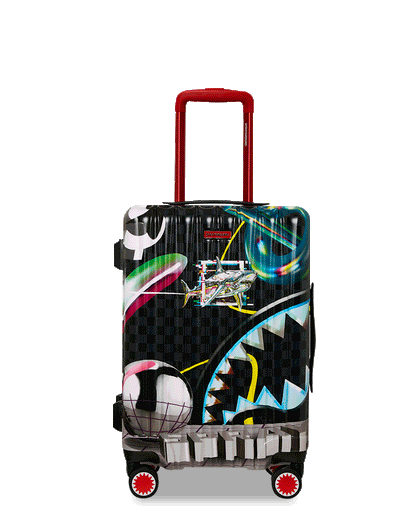 Sprayground MIND TRIP SHARK DOSE SHARKNAUTICS HARDSHELL CARRY-ON LUGGAGE
