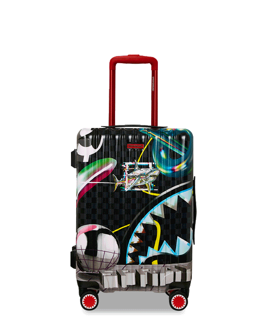 Sprayground MIND TRIP SHARK DOSE SHARKNAUTICS HARDSHELL CARRY-ON LUGGAGE