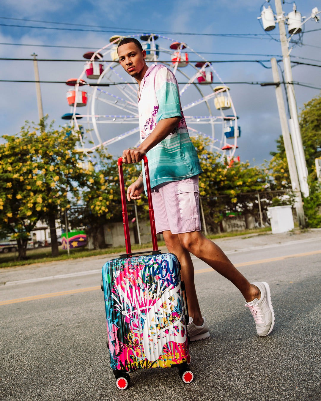 Sprayground LOWER EAST SIDE HARDSHELL CARRY-ON LUGGAGE