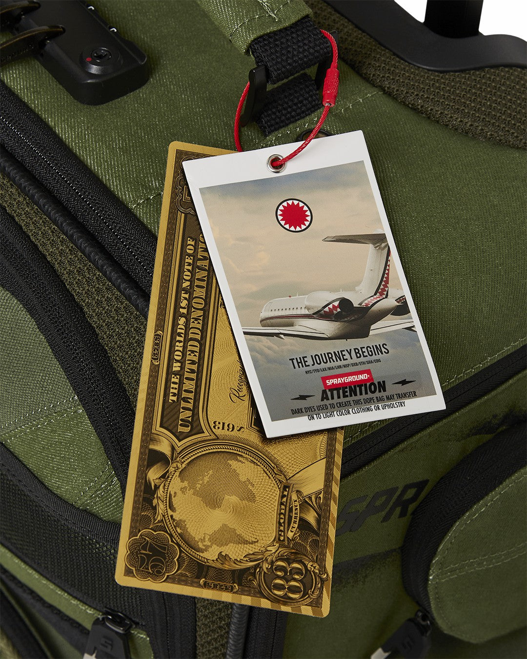 Sprayground SPECIAL OPS OPERATION SUCCE$$ JETSETTER CARRY-ON LUGGAGE