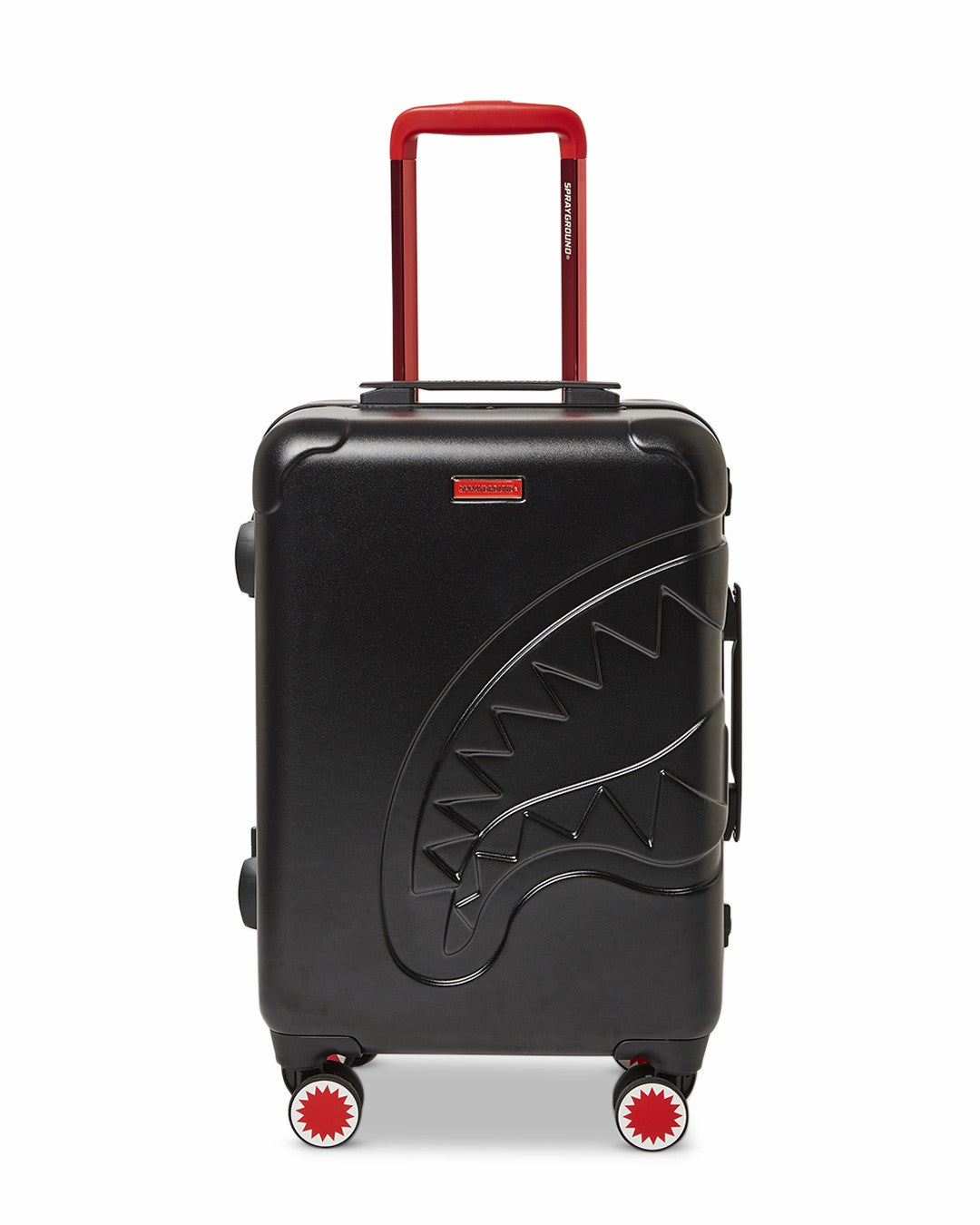 Sprayground MOLDED SHARKITECTURE BLACK HARDSHELL CARRY-ON LUGGAGE