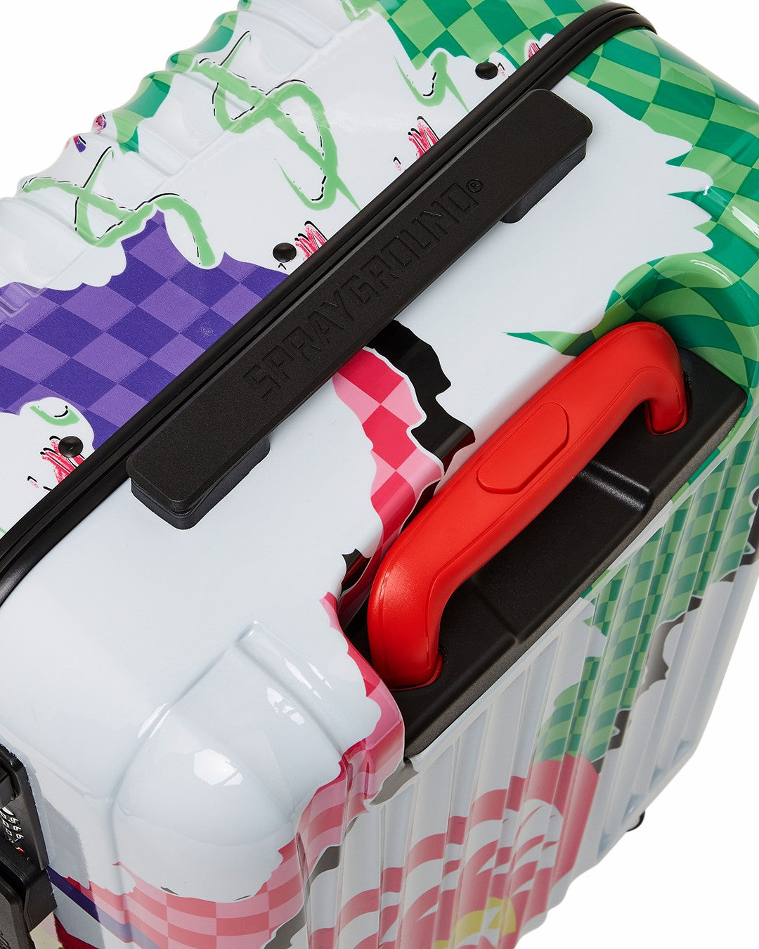 Sprayground DREAMY TECHNICOLOR SHARKNAUTICS HARDSHELL CARRY-ON LUGGAGE