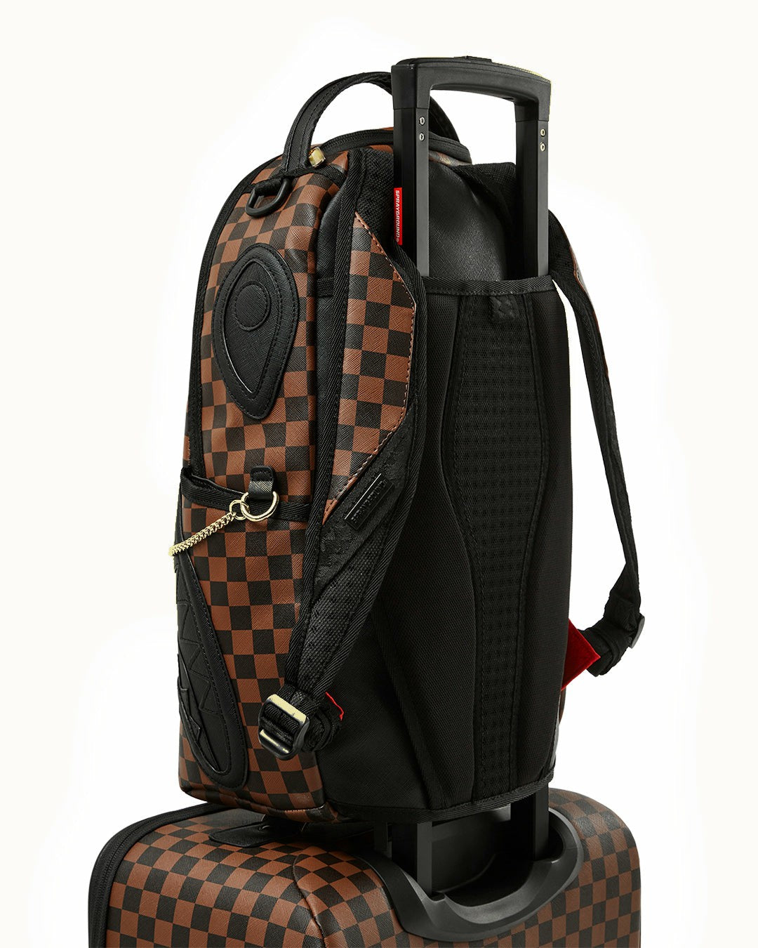 Sprayground HENNY LOCK SHARKS IN PARIS JETSETTER CARRY-ON LUGGAGE