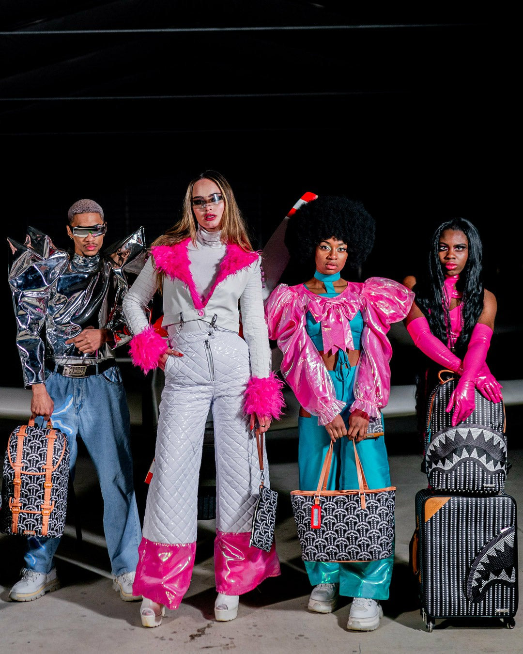 Sprayground ILLUCHAINS JETSETTER CARRY-ON LUGGAGE