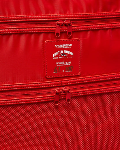 Sprayground RED RIVIERA JETSETTER CARRY-ON LUGGAGE