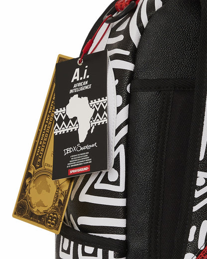 Sprayground A.I.8 AFRICAN INTELLIGENCE - ORIGIN STORY BACKPACK (DLXV)