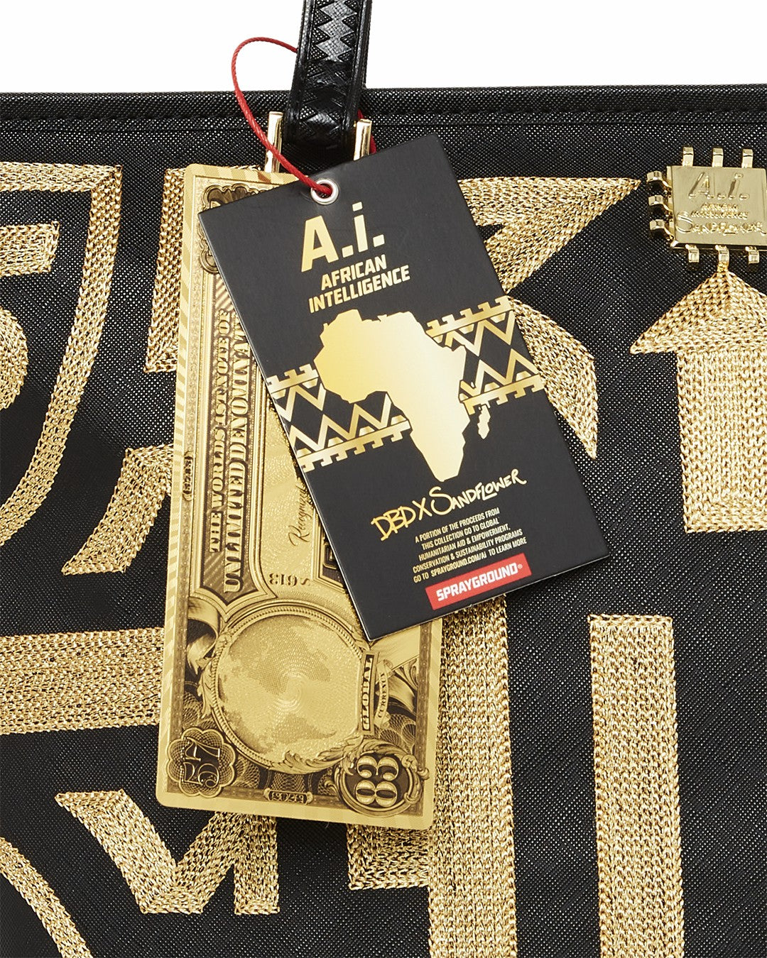 Sprayground A.I.8 AFRICAN INTELLIGENCE PATH TO THE FUTURE II TOTE