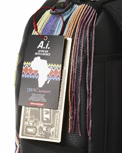 Sprayground STAR RACER A.I.7 SANDFLOWER COLLAB BEADED BACKPACK