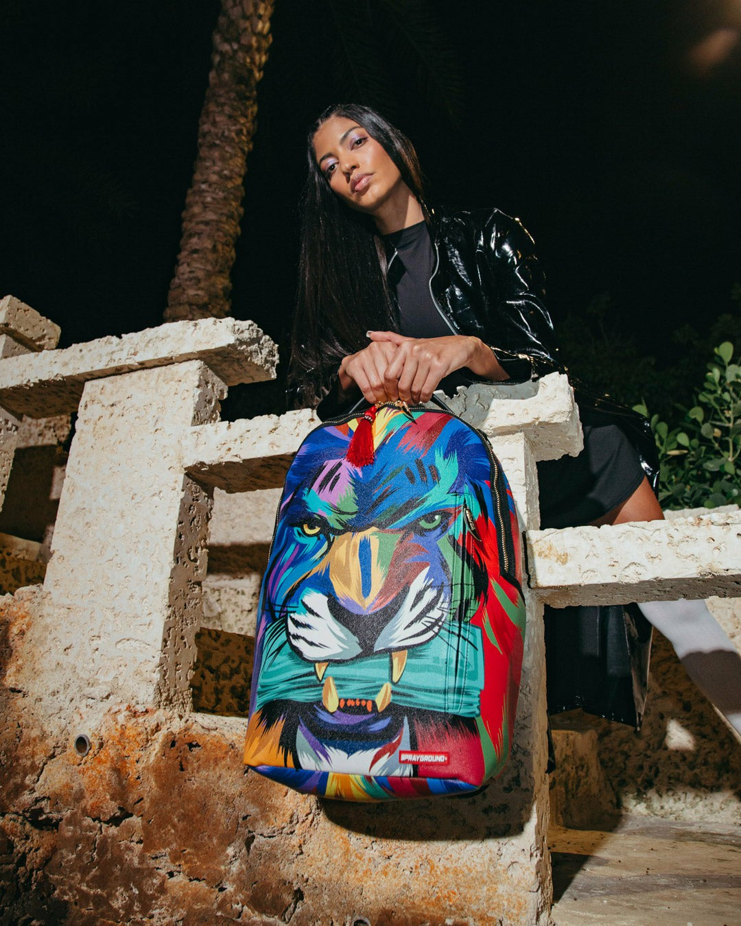 Sprayground HEAR MY ROAR A.i.6 SANDFLOWER COLLAB BACKPACK (DLXV)