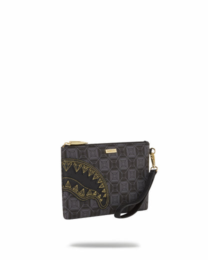 Sprayground OBSIDIAN STUNNER A.i.6 SANDFLOWER COLLAB CROSSOVER CLUTCH