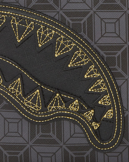 Sprayground OBSIDIAN STUNNER A.i.6 SANDFLOWER COLLAB CROSSOVER CLUTCH
