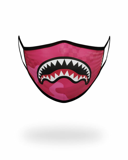 Sprayground PINK ANIME SHARK FORM-FITTING MASK