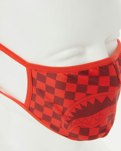 Sprayground SHARKS IN PARIS (RED) FORM-FITTING MASK