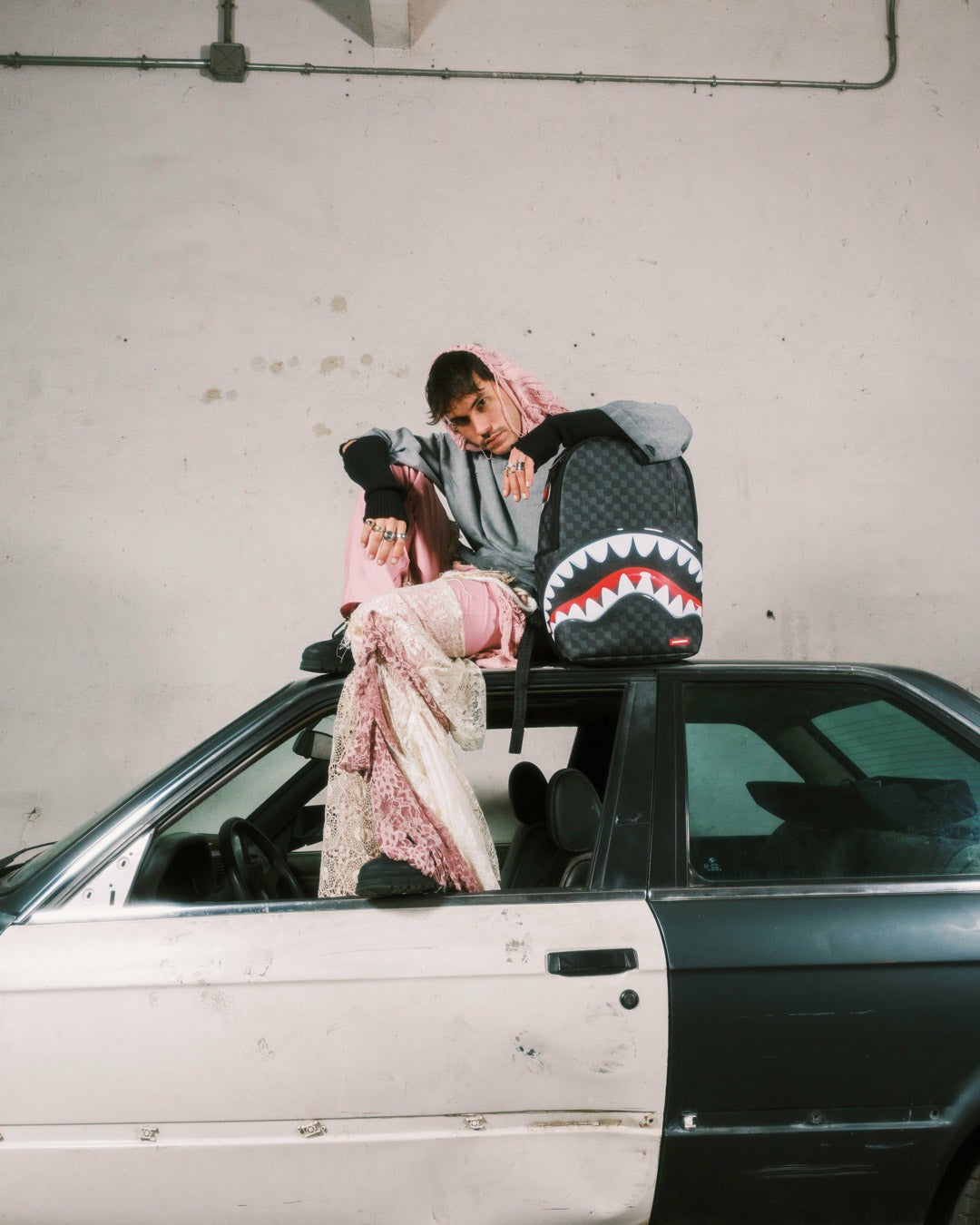 Sprayground SHARKS IN PARIS HYPER PUFF BACKPACK